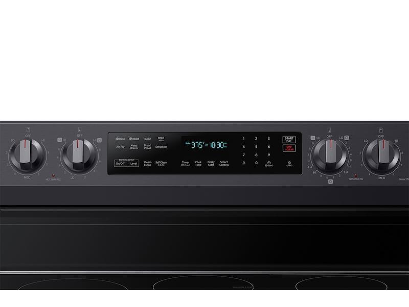 Samsung NE63A6711SG 6.3 cu. ft. Smart Freestanding Electric Range with No-Preheat Air Fry, Convection+ & Griddle in Black Stainless Steel