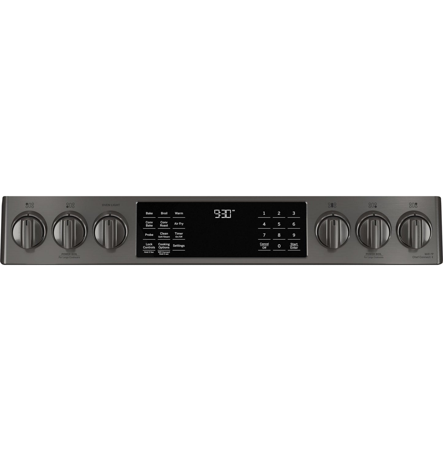 PGS930BPTS GE Profile™ 30" Smart Slide-In Front-Control Gas Range with No Preheat Air Fry