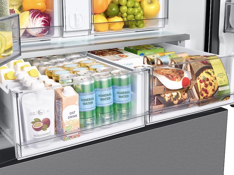Samsung RF30BB6200QLAA Bespoke 3-Door French Door Refrigerator (30 cu. ft.) with AutoFill Water Pitcher in Stainless Steel