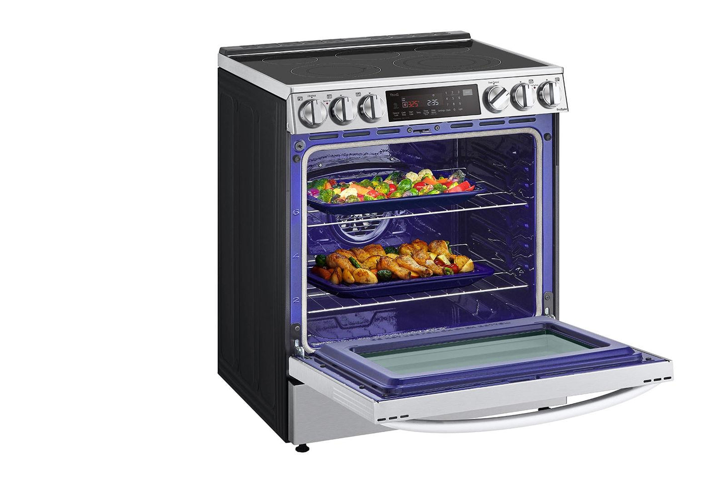 Lg 6.3 cu ft. Smart wi-fi Enabled ProBake Convection® InstaView® Electric Slide-In Range with Air Fry