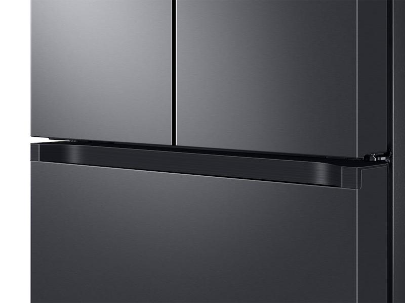 22 cu. ft. Smart 3-Door French Door Refrigerator in Black Stainless Steel