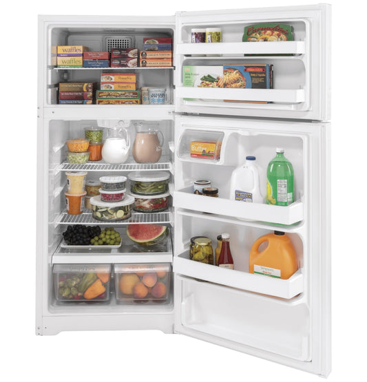 GTE16DTNRWW GE® ENERGY STAR® 15.6 Cu. Ft. Top-Freezer Refrigerator