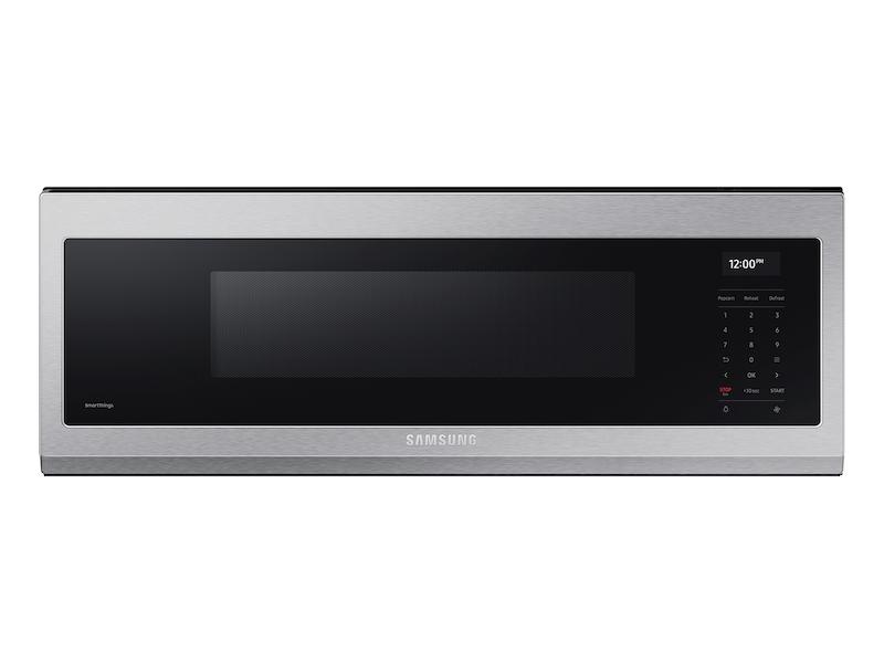 Samsung 1.1 cu. ft. Smart SLIM Over-the-Range Microwave with 550 CFM Hood Ventilation, Wi-Fi