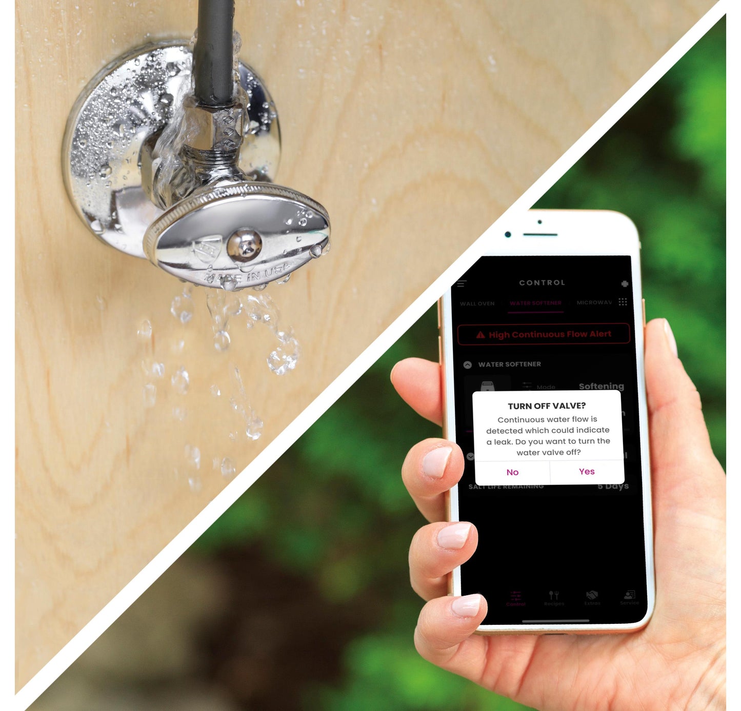 GXSHC40N GE® Smart 40,000 Grain Water Softener