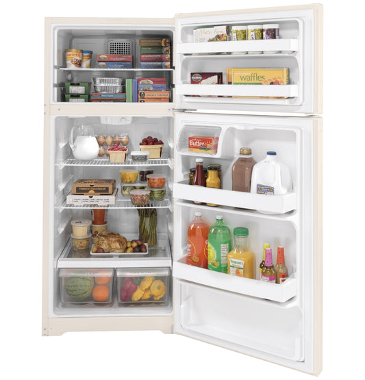 GTE17DTNRCC GE® ENERGY STAR® 16.6 Cu. Ft. Top-Freezer Refrigerator