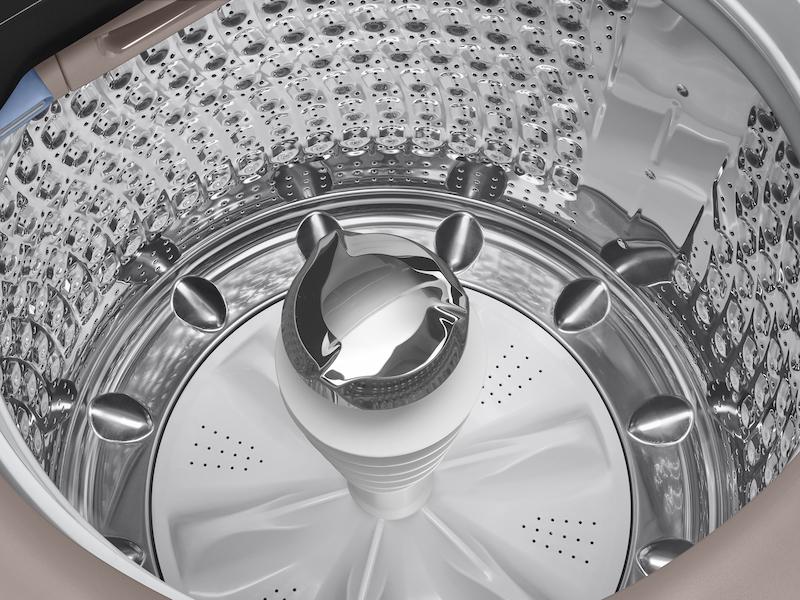 5.1 cu. ft. Smart Top Load Washer with ActiveWave™ Agitator and Super Speed Wash in Champagne