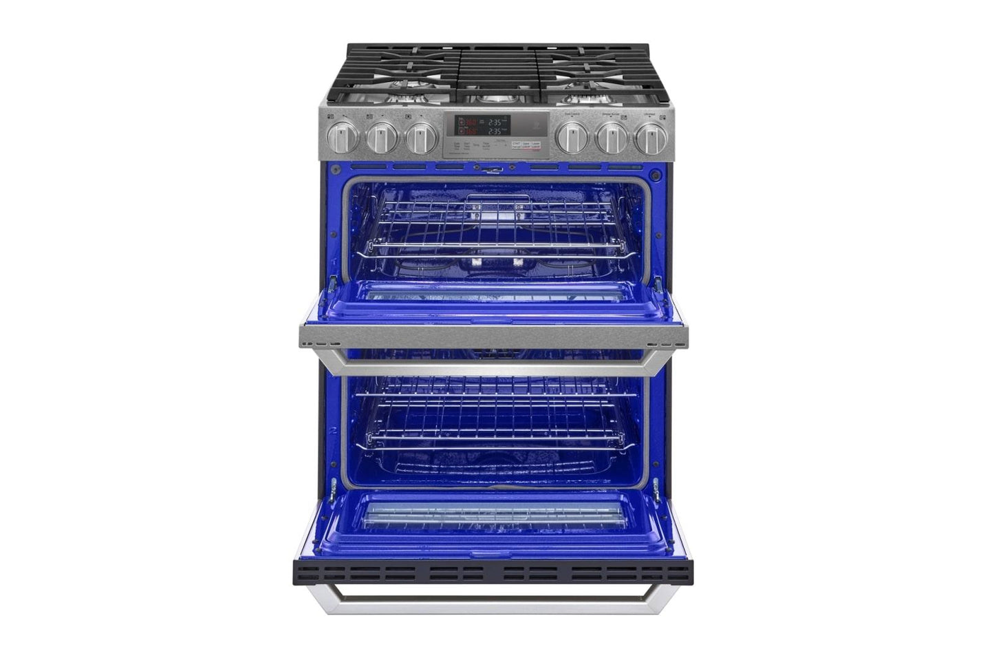 LUTD4919SN LG SIGNATURE 7.3 cu. ft. Smart Wi-Fi Enabled Dual Fuel Double Oven Range with ProBake Convection®