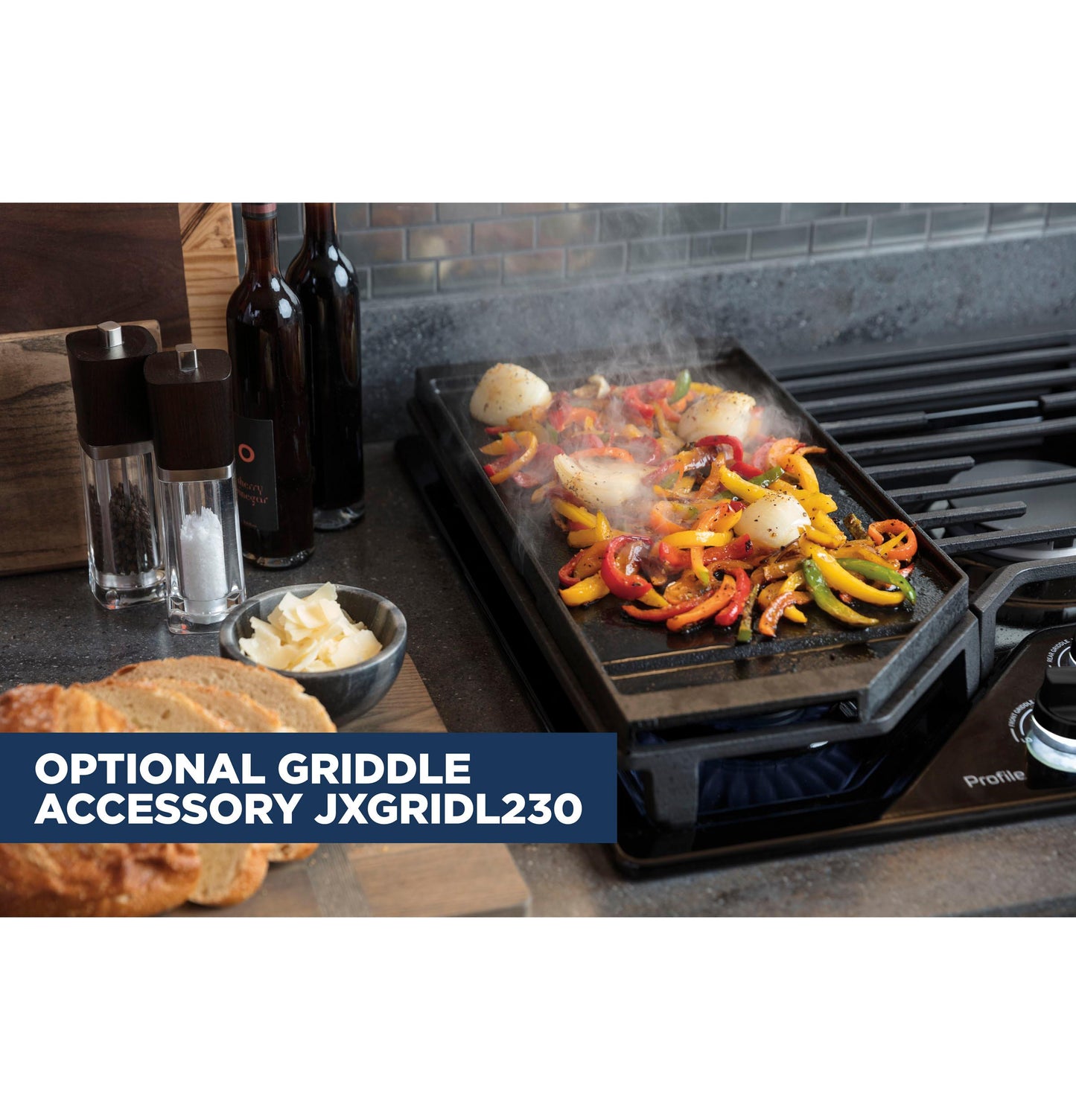 Ge Appliances JXGRIDL230 Optional 30" Cast Iron Griddle