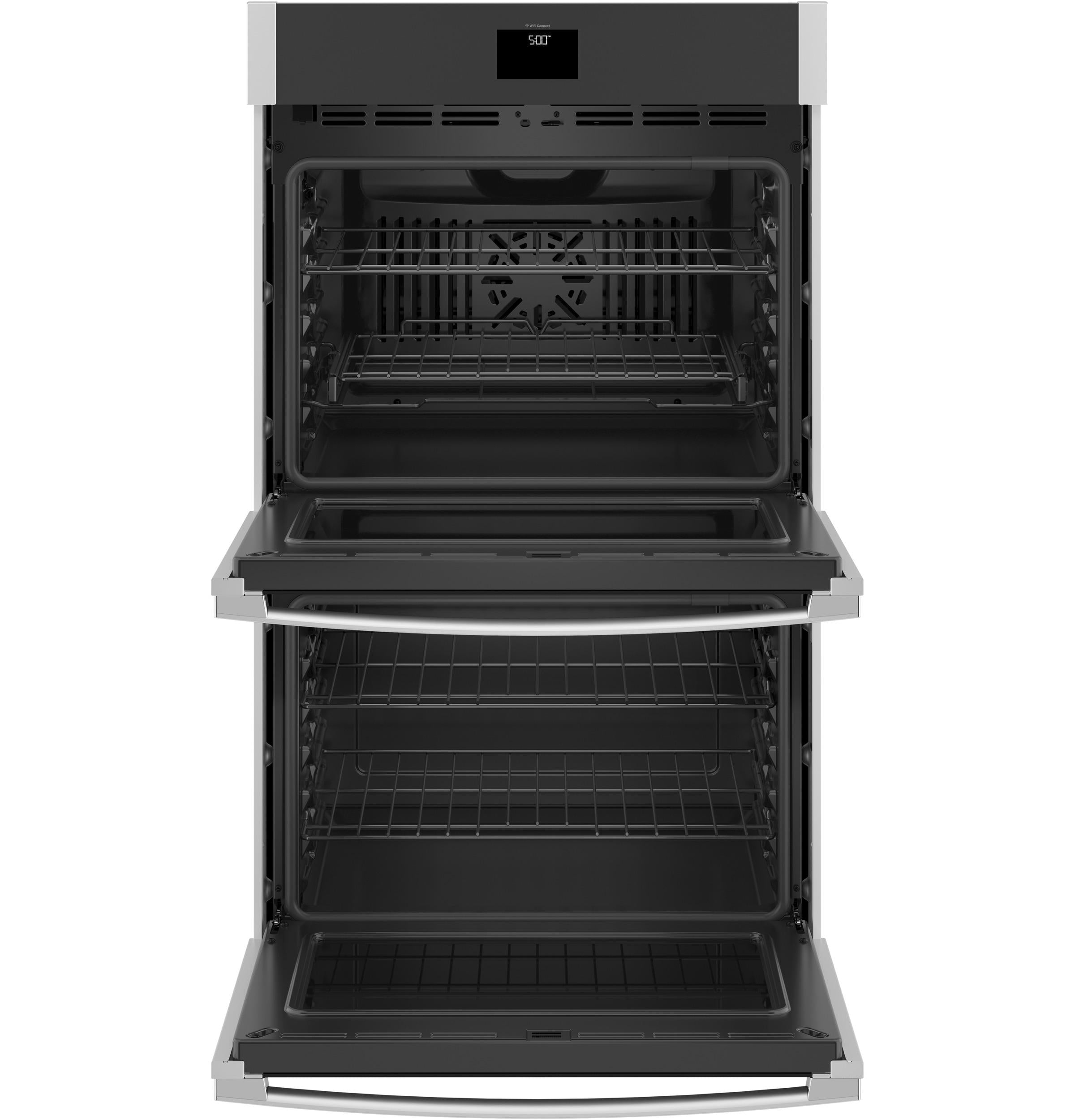 GE® 30" Smart Built-In Self-Clean Convection Double Wall Oven with Never Scrub Racks
