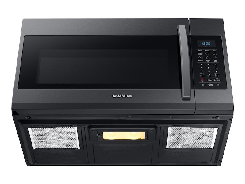 Samsung 1.9 cu. ft. Over-the-Range Microwave with Sensor Cooking in Black Stainless Steel