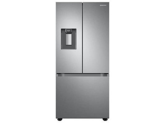 Samsung RF22A4221SR 22 cu. ft. Smart 3-Door French Door Refrigerator with External Water Dispenser in Fingerprint Resistant Stainless Steel