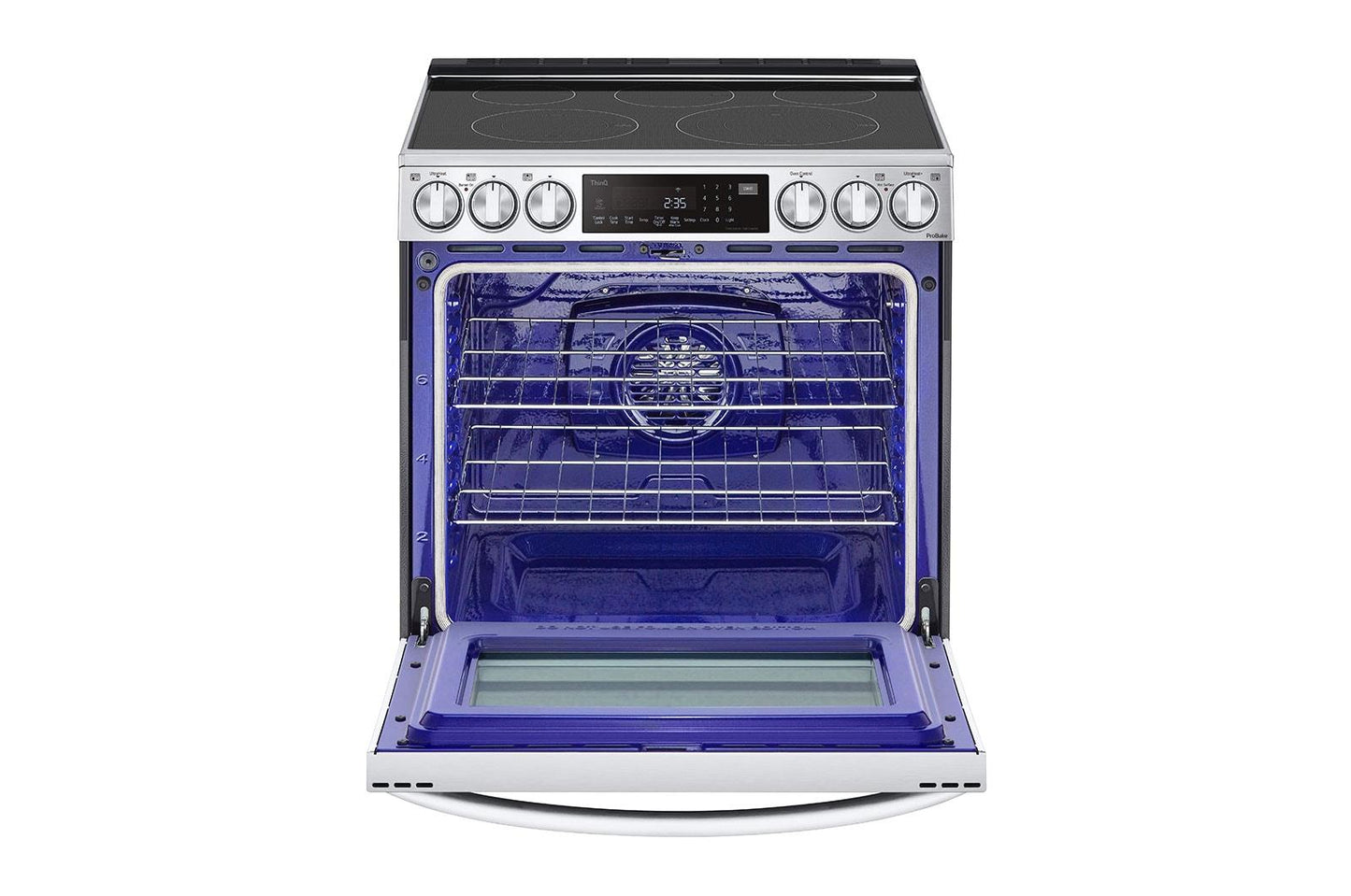 Lg LSEL6337F 6.3 cu. ft. Smart Wi-Fi Enabled ProBake Convection® InstaView™ Electric Slide-in Range with Air Fry