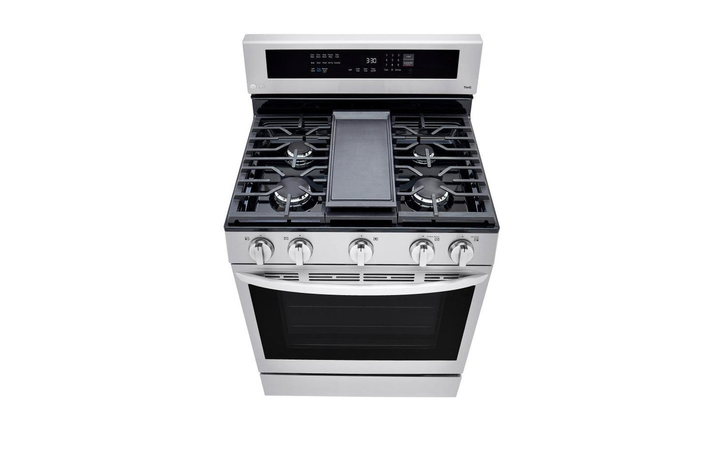 Lg LRGL5825F 5.8 cu ft. Smart Wi-Fi Enabled True Convection InstaView® Gas Range with Air Fry