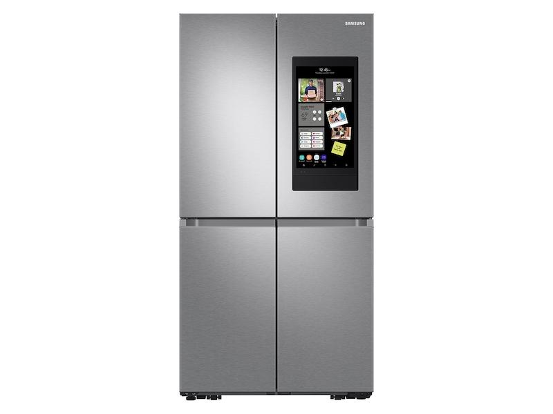 23 cu. ft. Smart Counter Depth 4-Door Flex™ refrigerator with Family Hub™ and Beverage Center in Stainless Steel