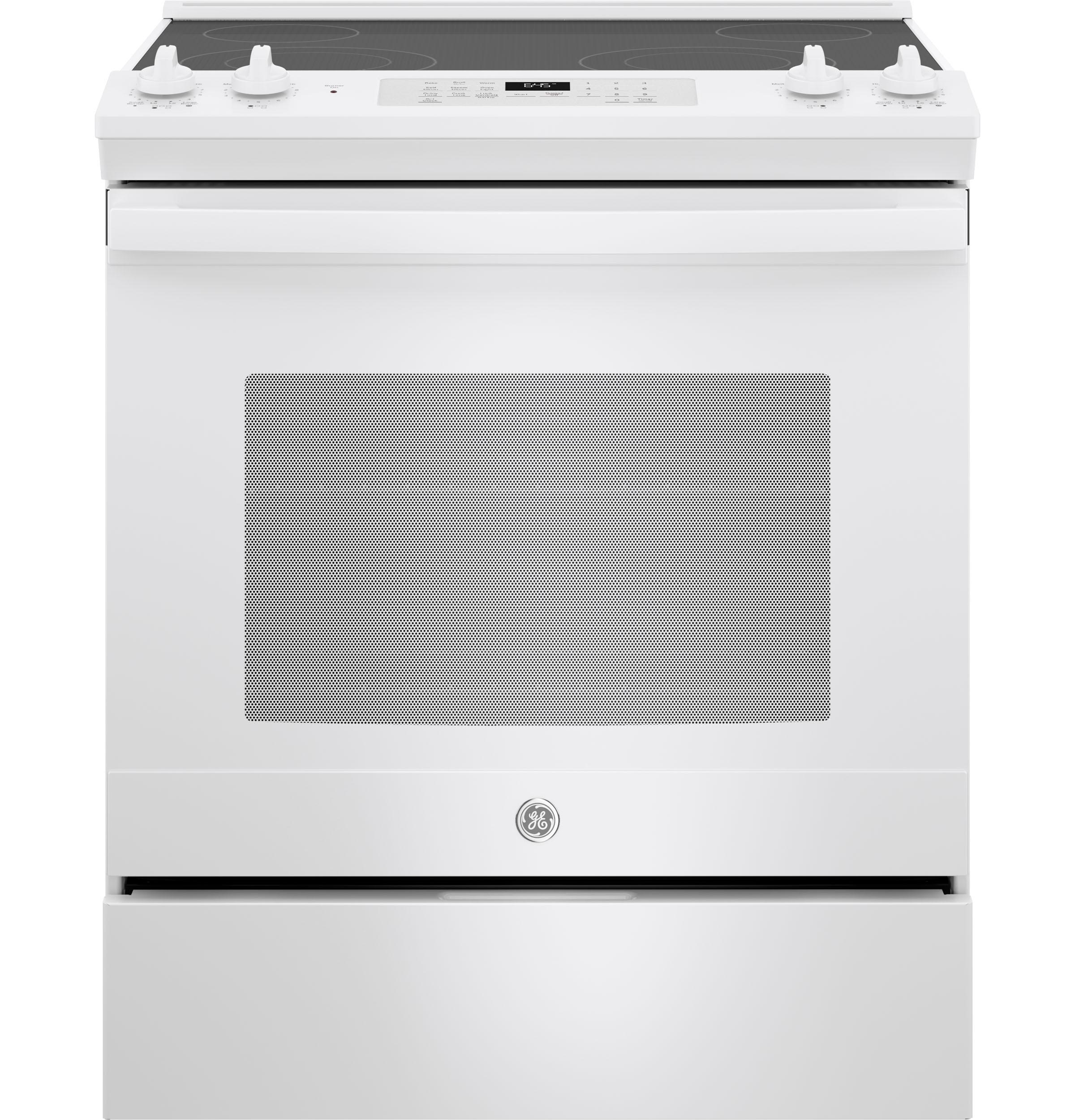 GE® 30" Slide-In Electric Range