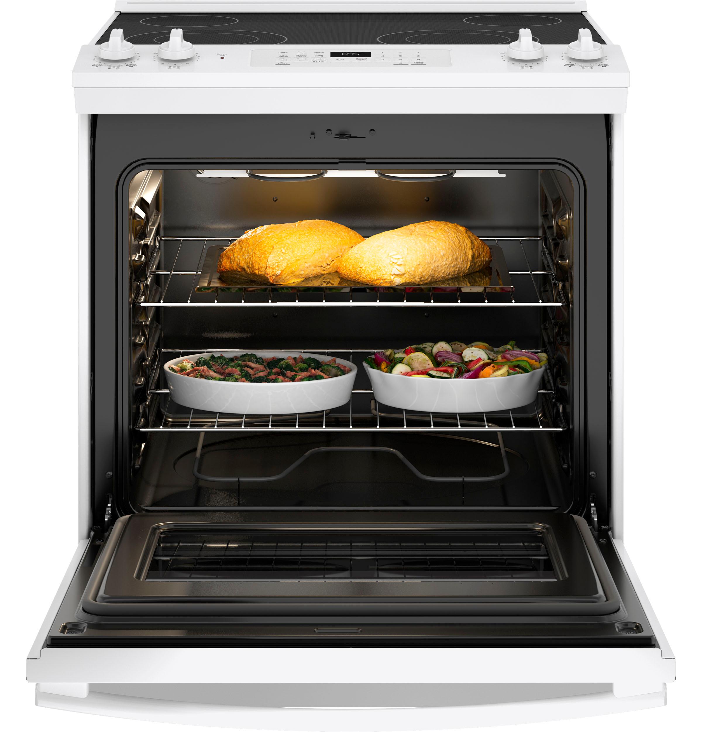 GE® 30" Slide-In Electric Range