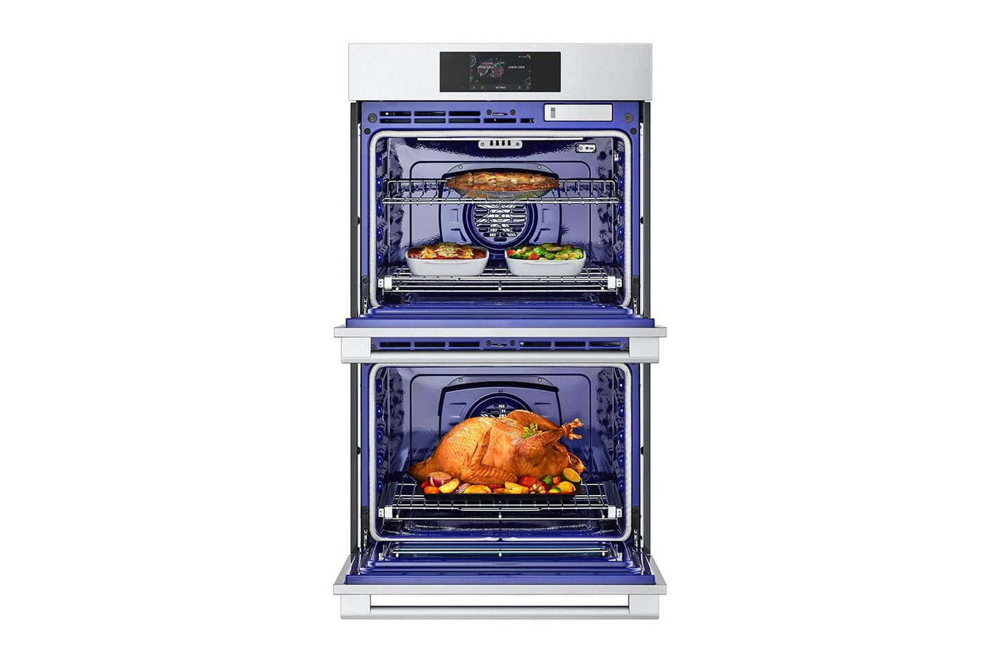WDES9428F LG STUDIO 9.4 cu. ft. Smart InstaView® Electric Double Built-In Wall Oven with Air Fry & Steam Sous Vide