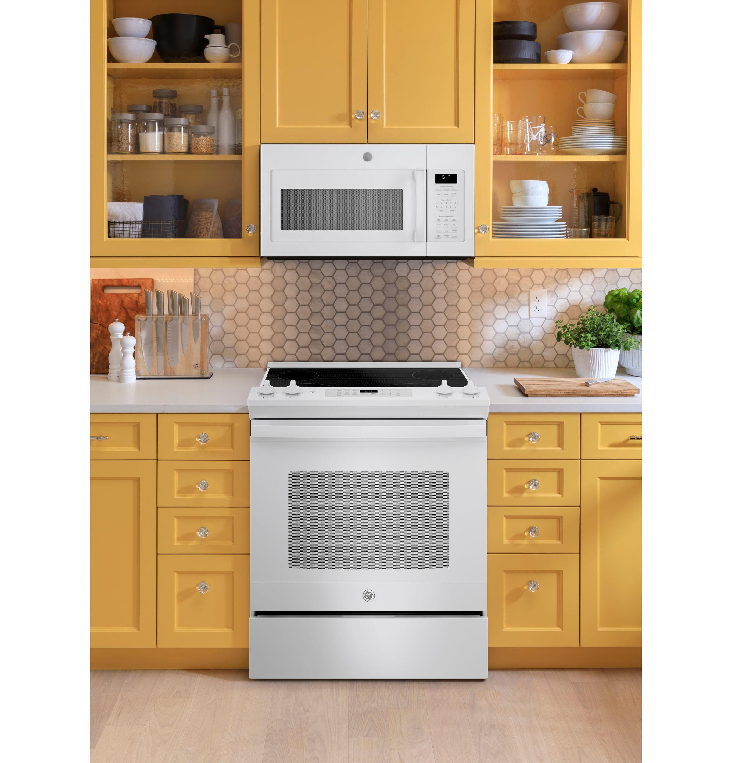 GE® 30" Slide-In Electric Range