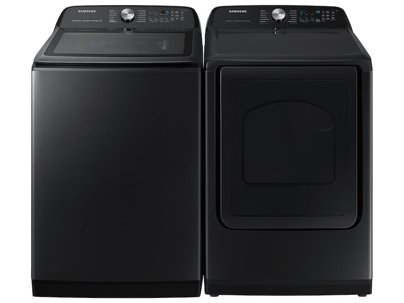 5.1 cu. ft. Smart Top Load Washer with ActiveWave™ Agitator and Super Speed Wash in Brushed Black