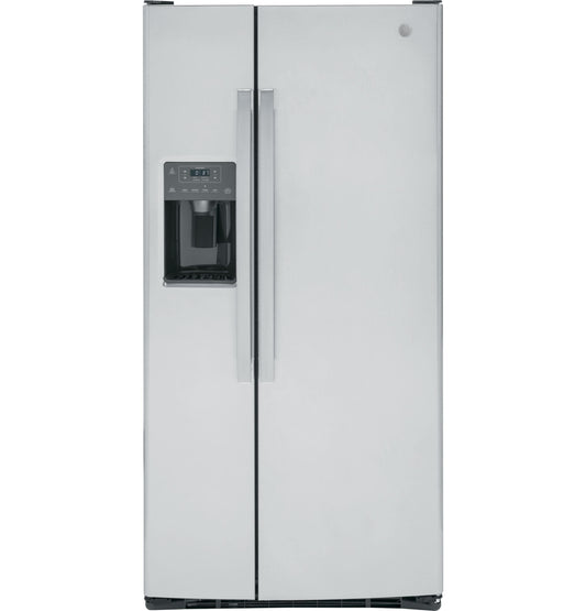 GSS23GYPFS GE 23.0 Cu. Ft. Side-By-Side Refrigerator