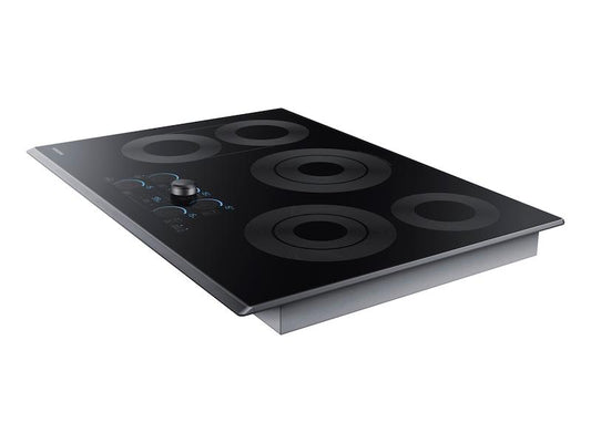 Samsung NZ30K7570RG 30" Smart Electric Cooktop with Sync Elements in Black Stainless Steel