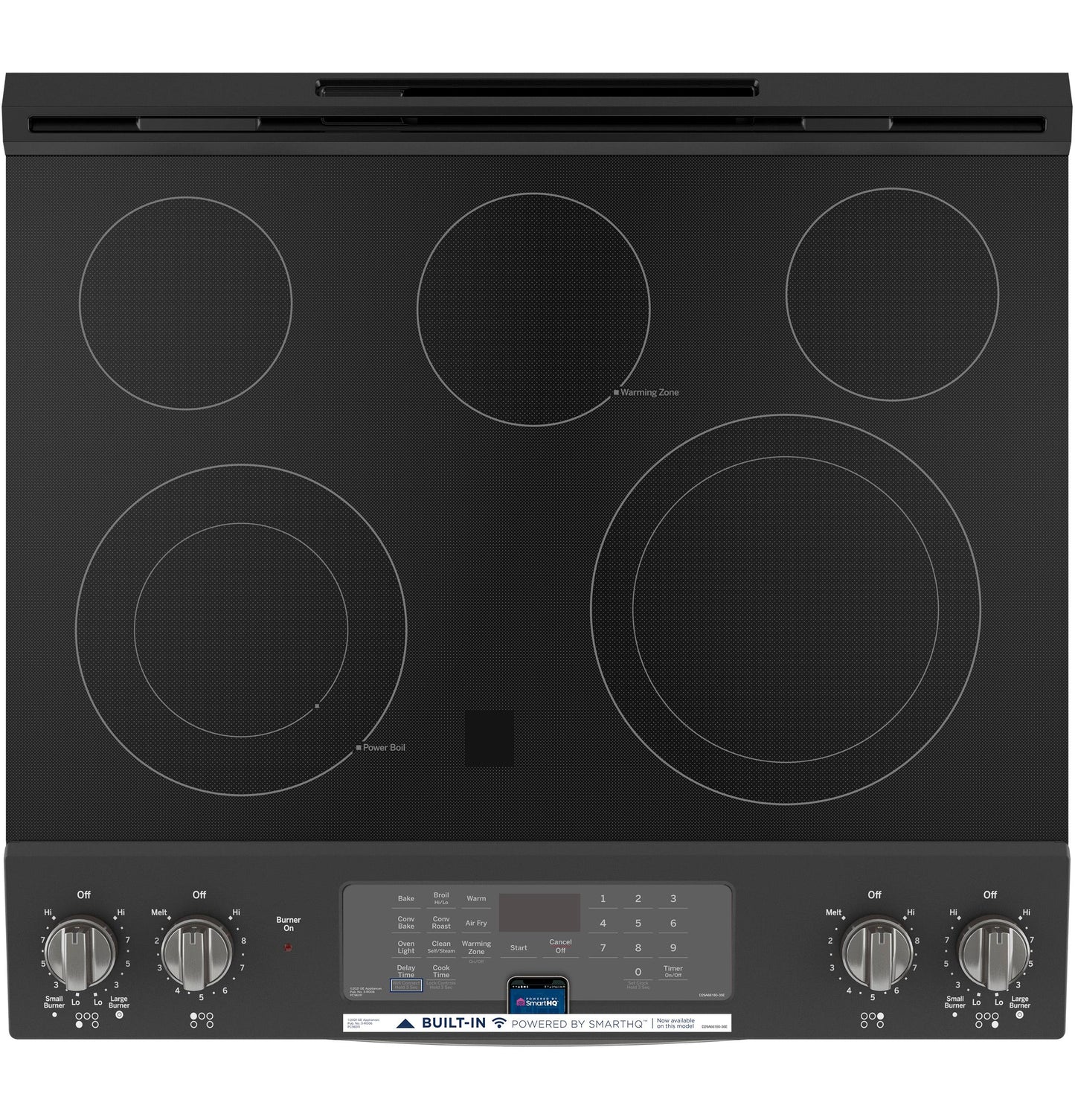 GE® 30" Slide-In Electric Convection Range with No Preheat Air Fry
