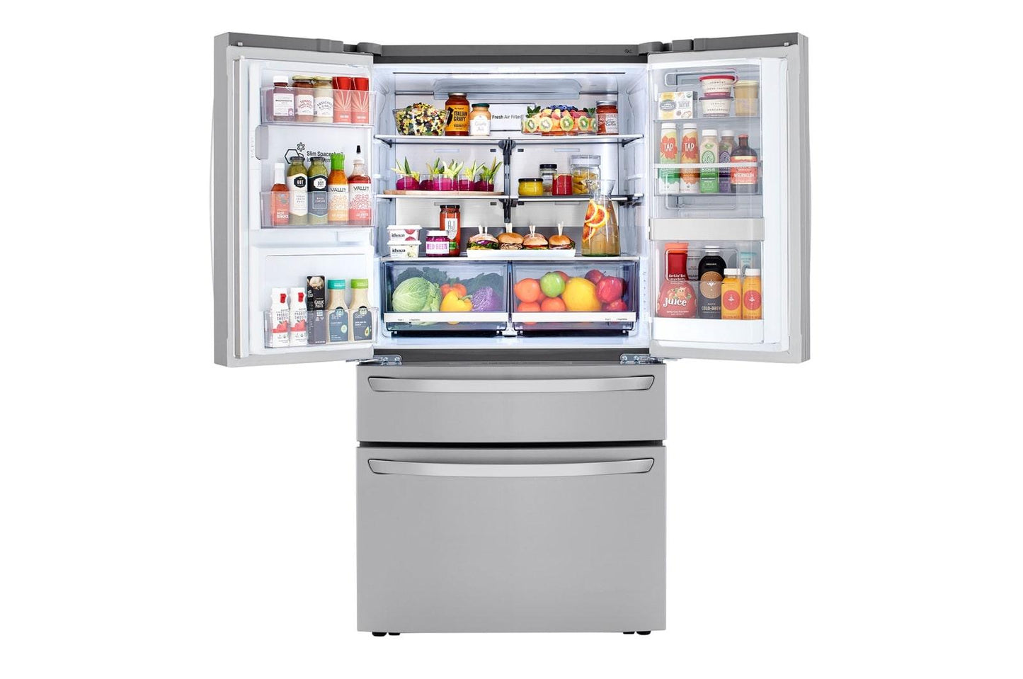 Lg LRMDC2306S 23 cu. ft. Smart Counter-Depth Refrigerator with Craft Ice™
