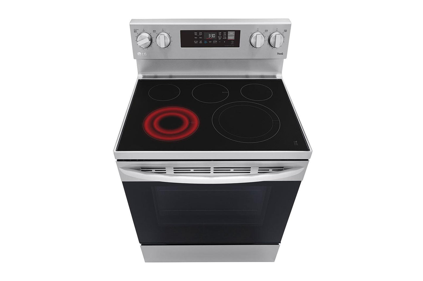 Lg LREL6323S 6.3 cu. ft. Smart Wi-Fi Enabled Fan Convection Electric Range with Air Fry & EasyClean®