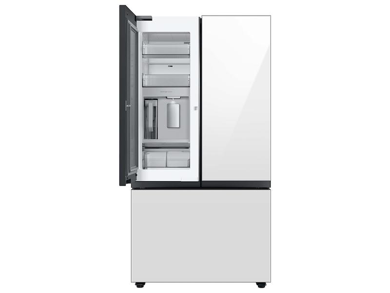 Samsung RF30BB660012AA Bespoke 3-Door French Door Refrigerator (30 cu. ft.) with Beverage Center™ in White Glass