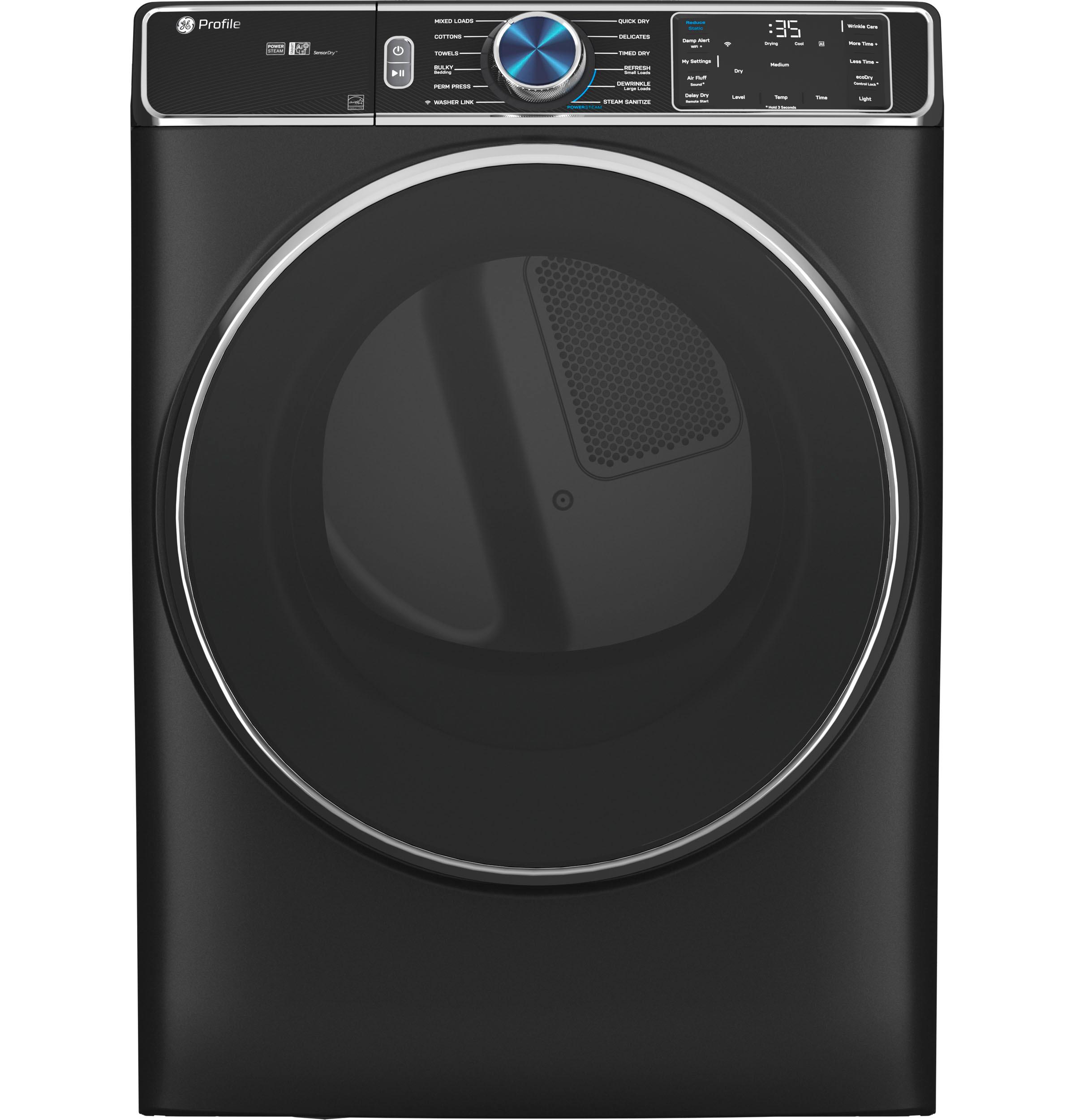 GE Profile™ ENERGY STAR® 7.8 cu. ft. Capacity Smart Front Load Gas Dryer with Steam and Sanitize Cycle