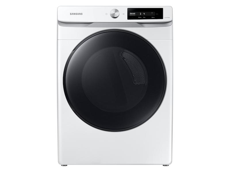 Samsung 7.5 cu. ft. Smart Dial Gas Dryer with Super Speed Dry in White