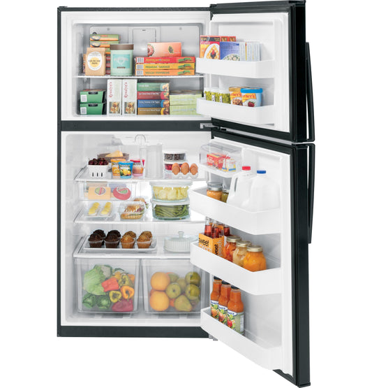 GTE21GTHBB GE® ENERGY STAR® 21.1 Cu. Ft. Top-Freezer Refrigerator