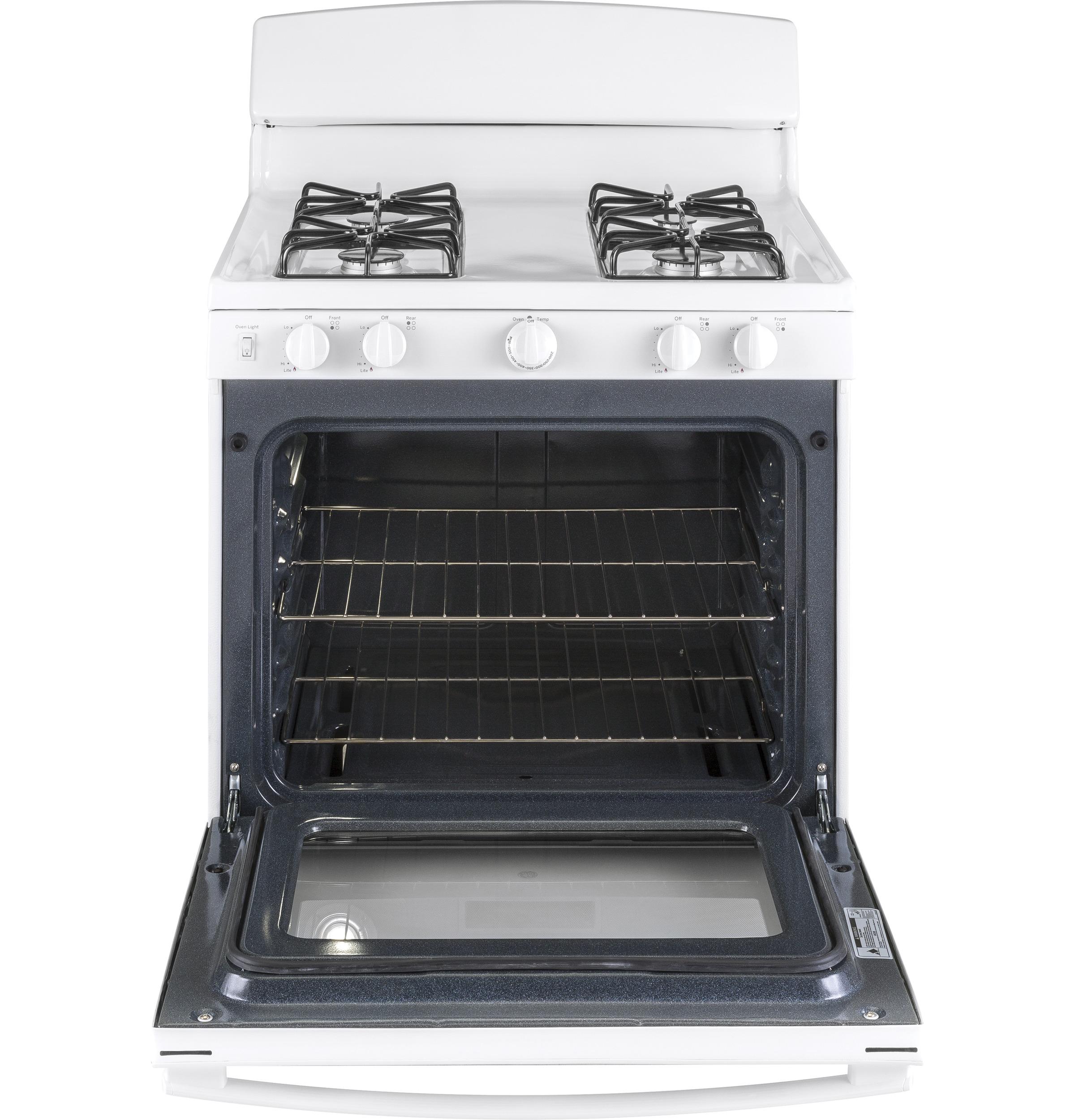 JGBS30DEKWW GE® 30" Free-Standing Gas Range