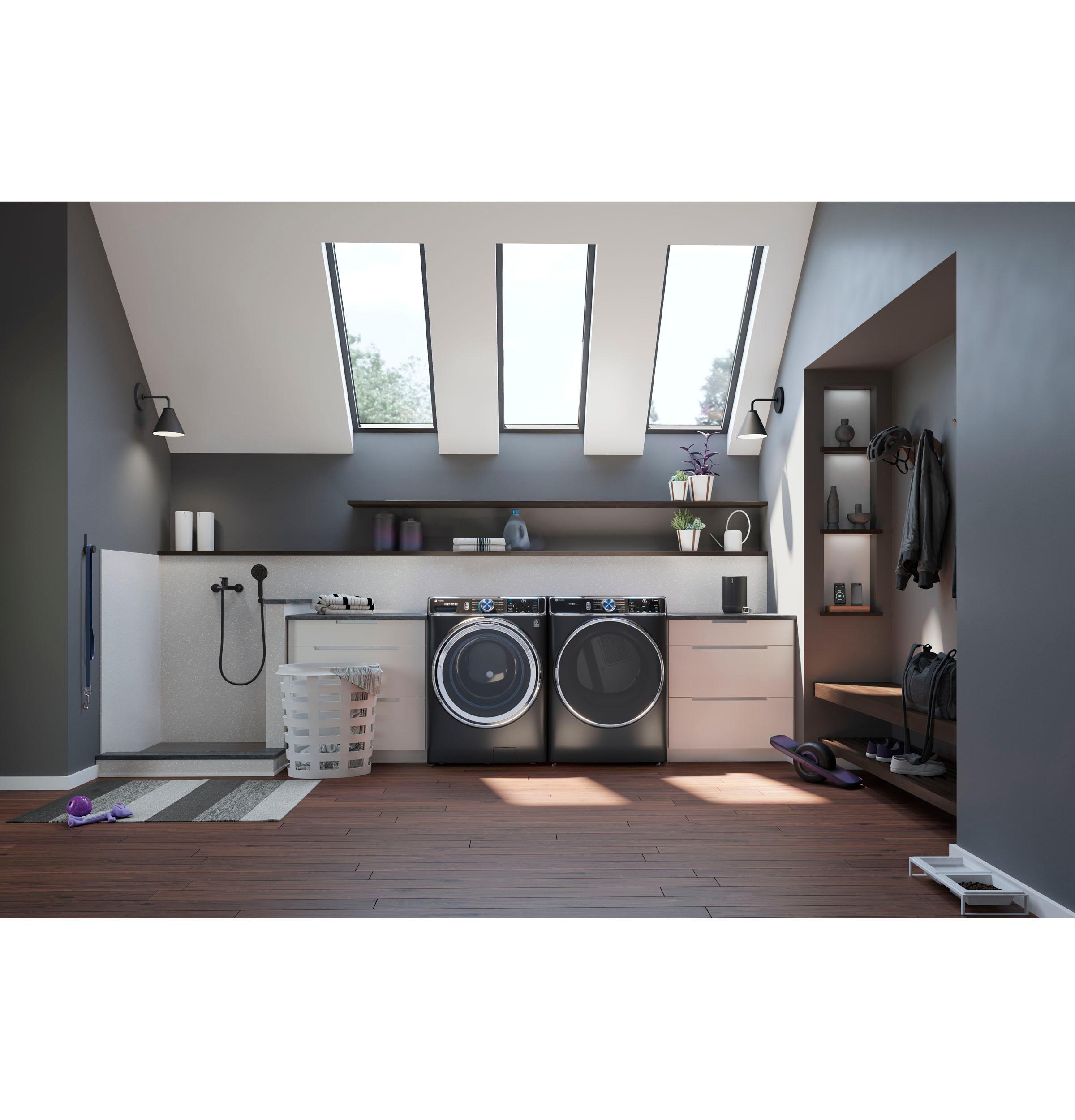 GE Profile™ ENERGY STAR® 7.8 cu. ft. Capacity Smart Front Load Gas Dryer with Steam and Sanitize Cycle