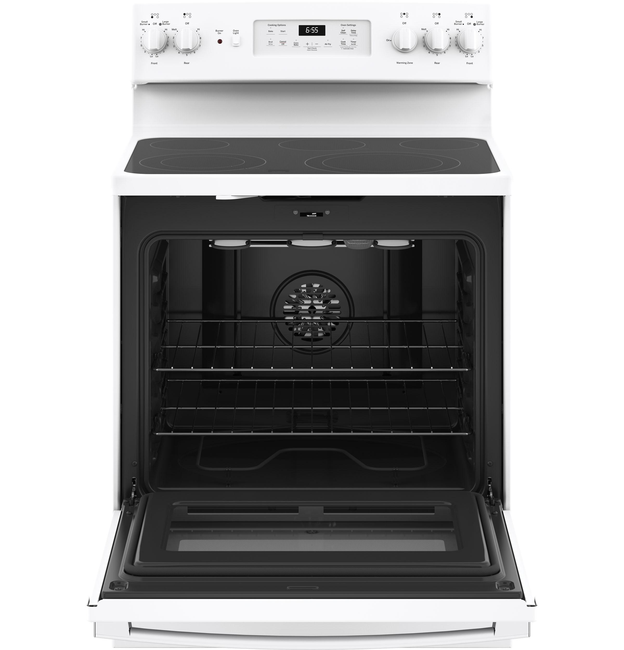 GE® 30" Free-Standing Electric Convection Range