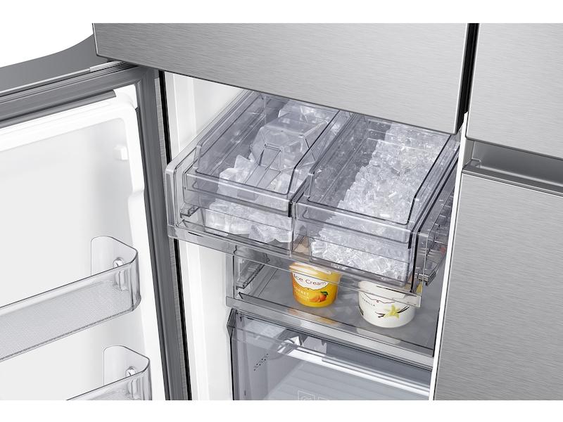 23 cu. ft. Smart Counter Depth 4-Door Flex™ refrigerator with Family Hub™ and Beverage Center in Stainless Steel