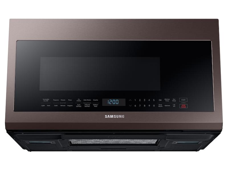 Bespoke Over-the-Range Microwave 2.1 cu. ft. with Sensor Cooking in Fingerprint Resistant Tuscan Stainless Steel