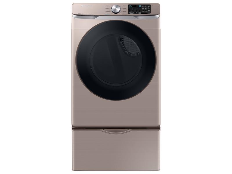 Samsung DVE45B6300C 7.5 cu. ft. Smart Electric Dryer with Steam Sanitize+ in Champagne