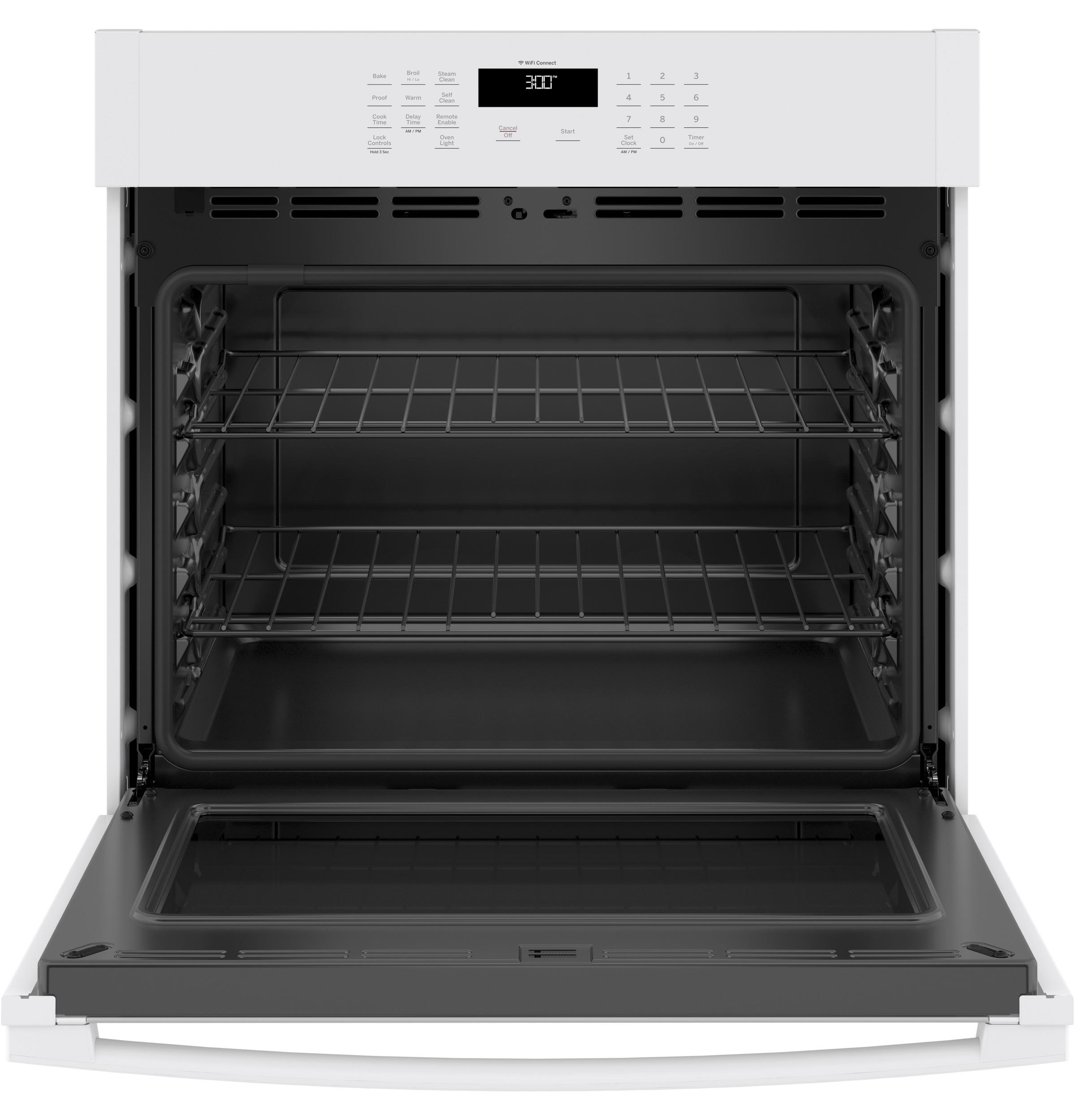 GE® 30" Smart Built-In Self-Clean Single Wall Oven with Never-Scrub Racks