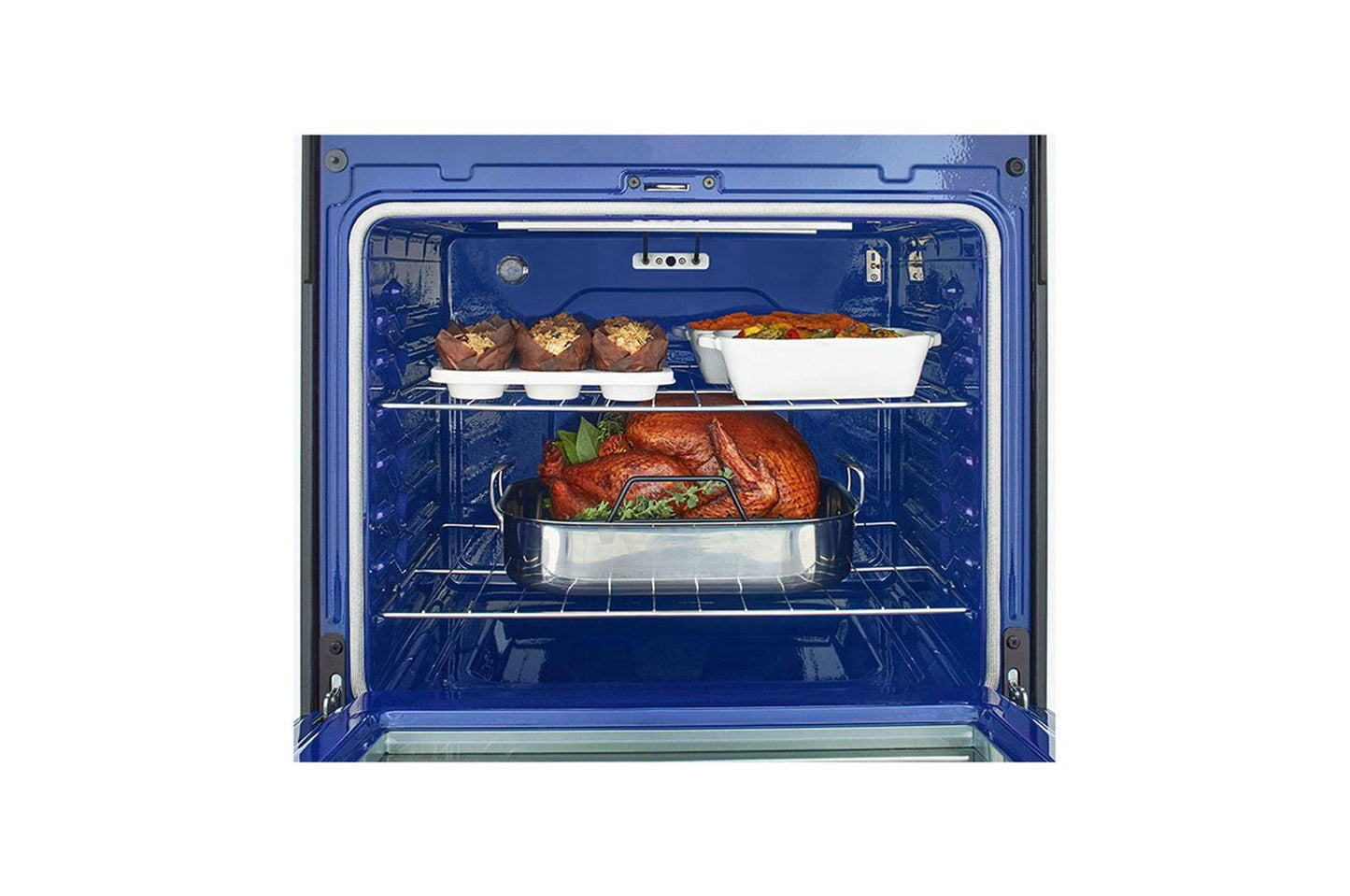 Lg LREL6323S 6.3 cu. ft. Smart Wi-Fi Enabled Fan Convection Electric Range with Air Fry & EasyClean®