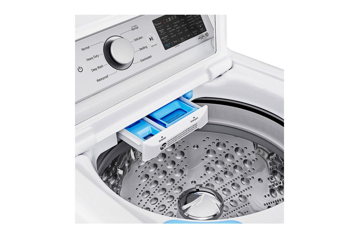 Lg 5.3 cu.ft. Mega Capacity Smart wi-fi Enabled Top Load Washer with 4-Way™ Agitator