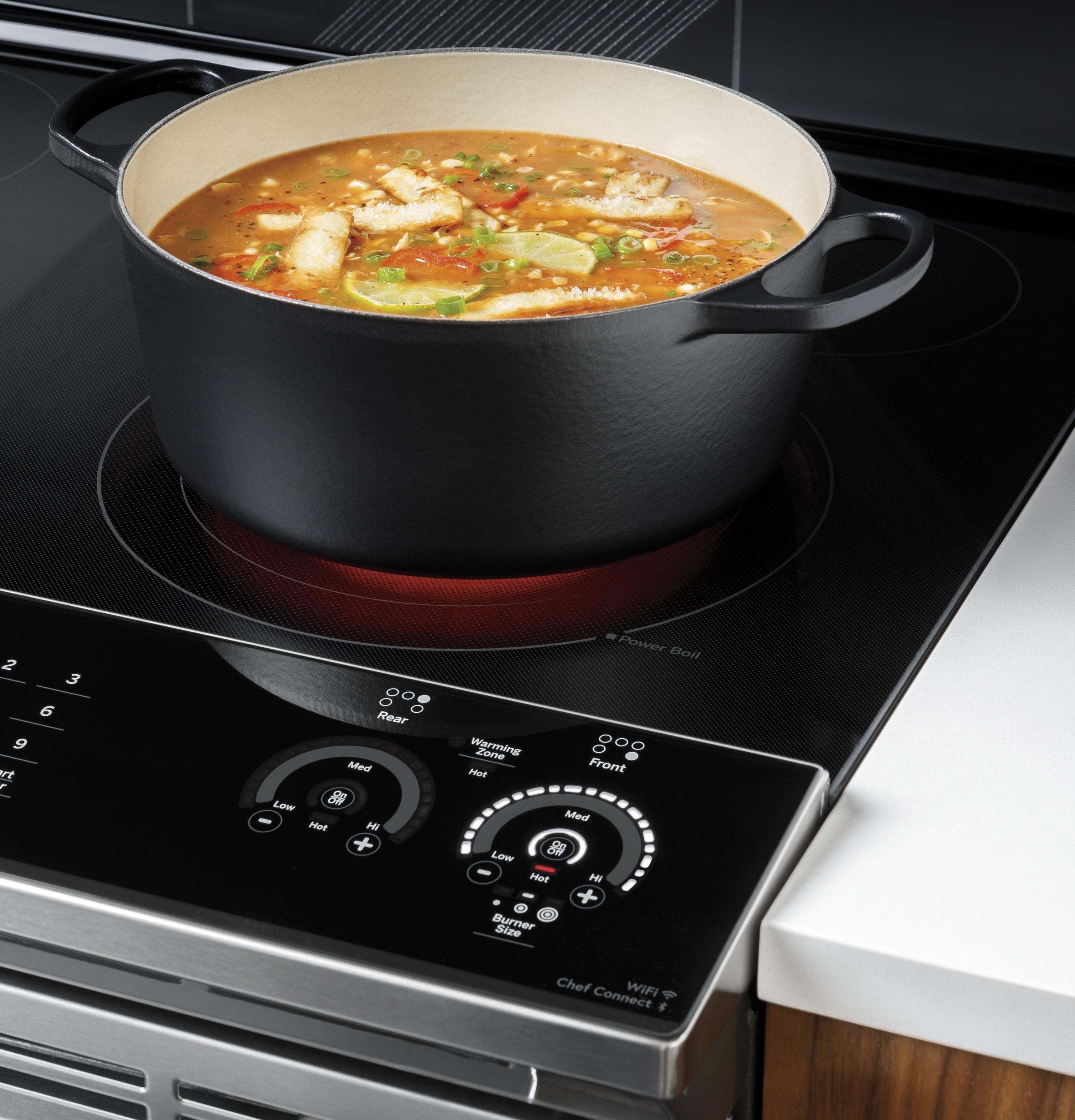 PSS93BPTS GE Profile™ 30" Smart Slide-In Electric Convection Range with No Preheat Air Fry
