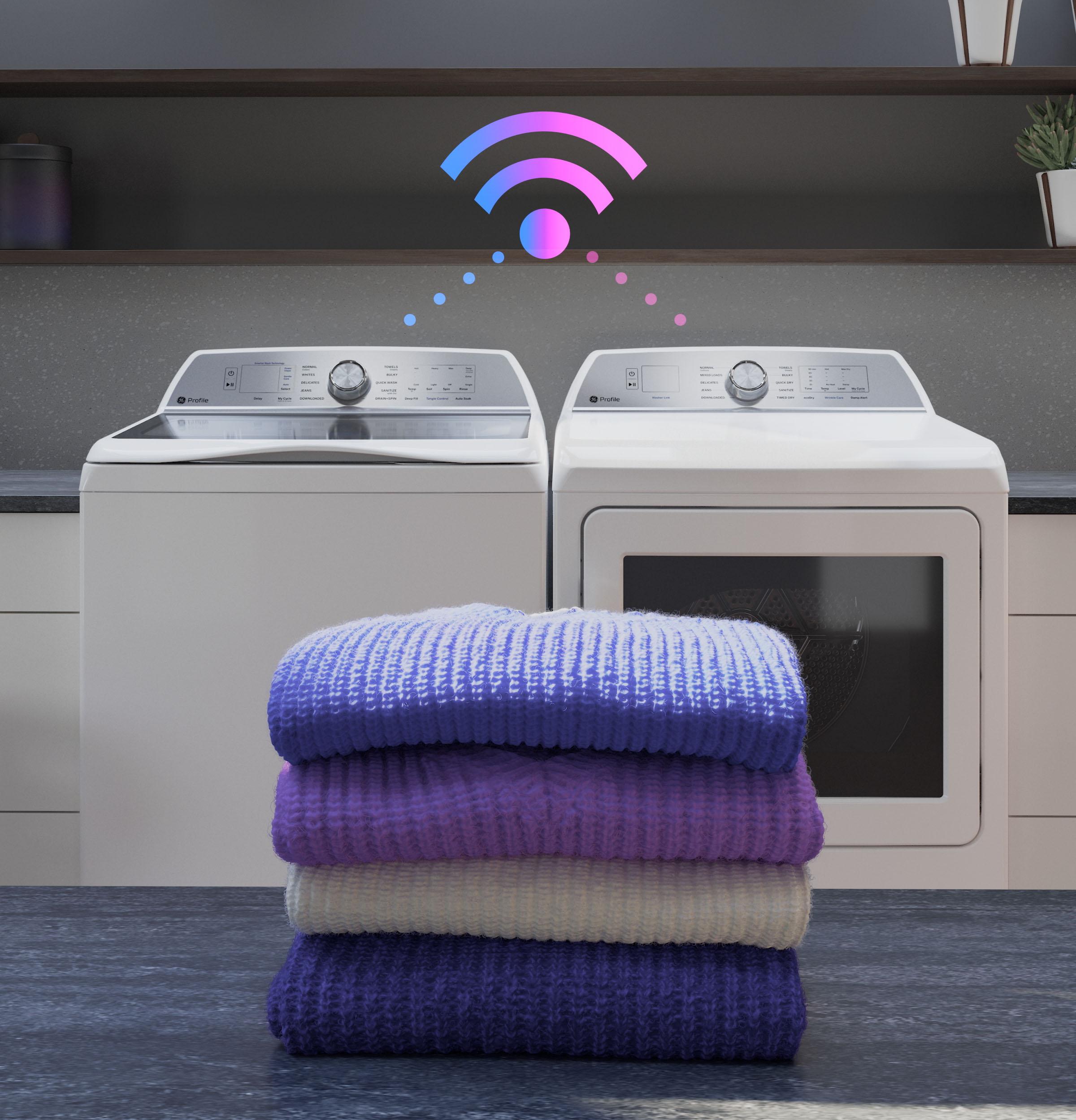 PTD90EBPTDG GE Profile™ ENERGY STAR® 7.3 cu. ft. Capacity Smart Electric Dryer with Fabric Refresh