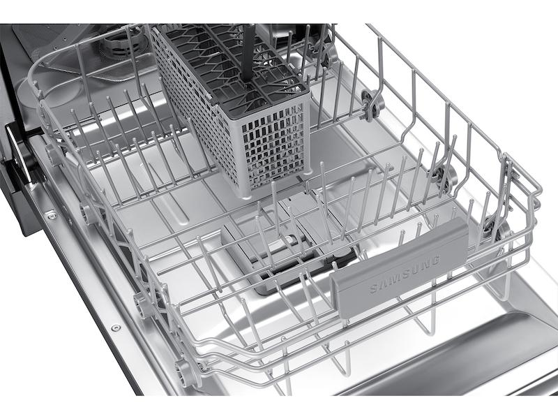 Whisper Quiet 46 dBA Dishwasher in Black Stainless Steel