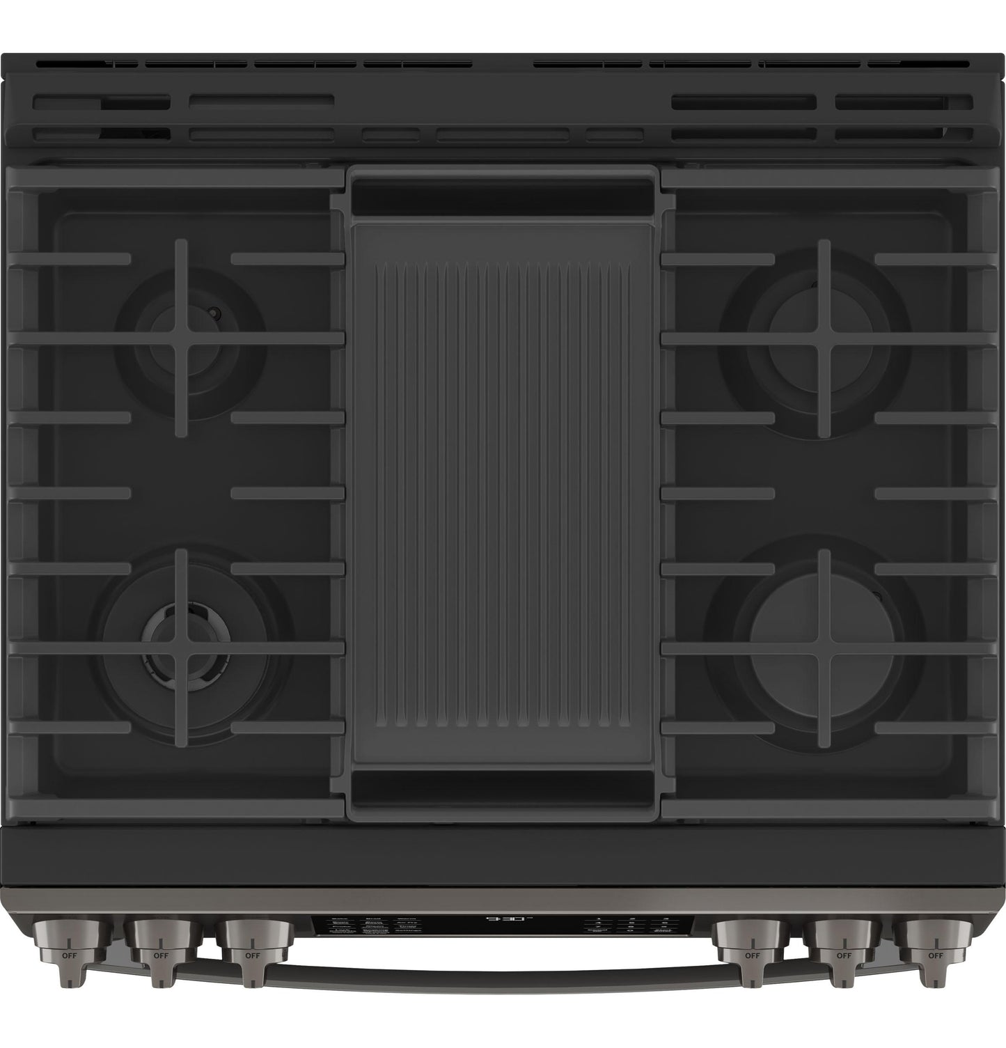 PGS930BPTS GE Profile™ 30" Smart Slide-In Front-Control Gas Range with No Preheat Air Fry