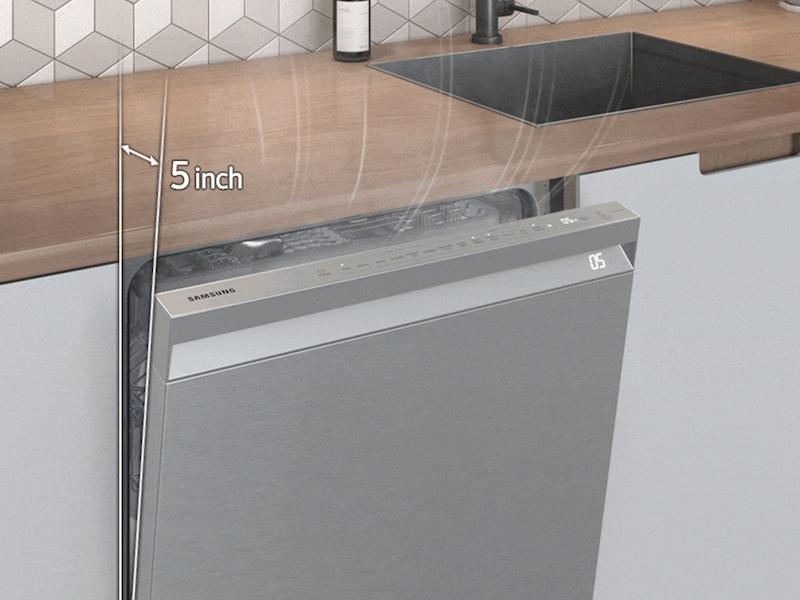 Samsung DW80B6060US Smart 44dBA Dishwasher with StormWash+™ in Stainless Steel