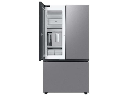 Samsung RF30BB6600QLAA Bespoke 3-Door French Door Refrigerator (30 cu. ft.) with Beverage Center™ in Stainless Steel