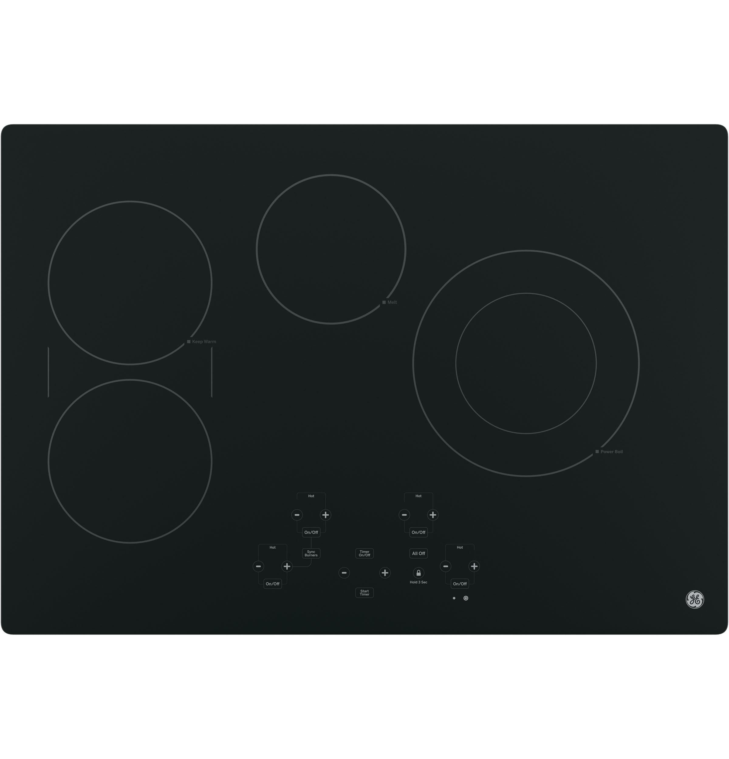 GE® 30" Built-In Touch Control Electric Cooktop