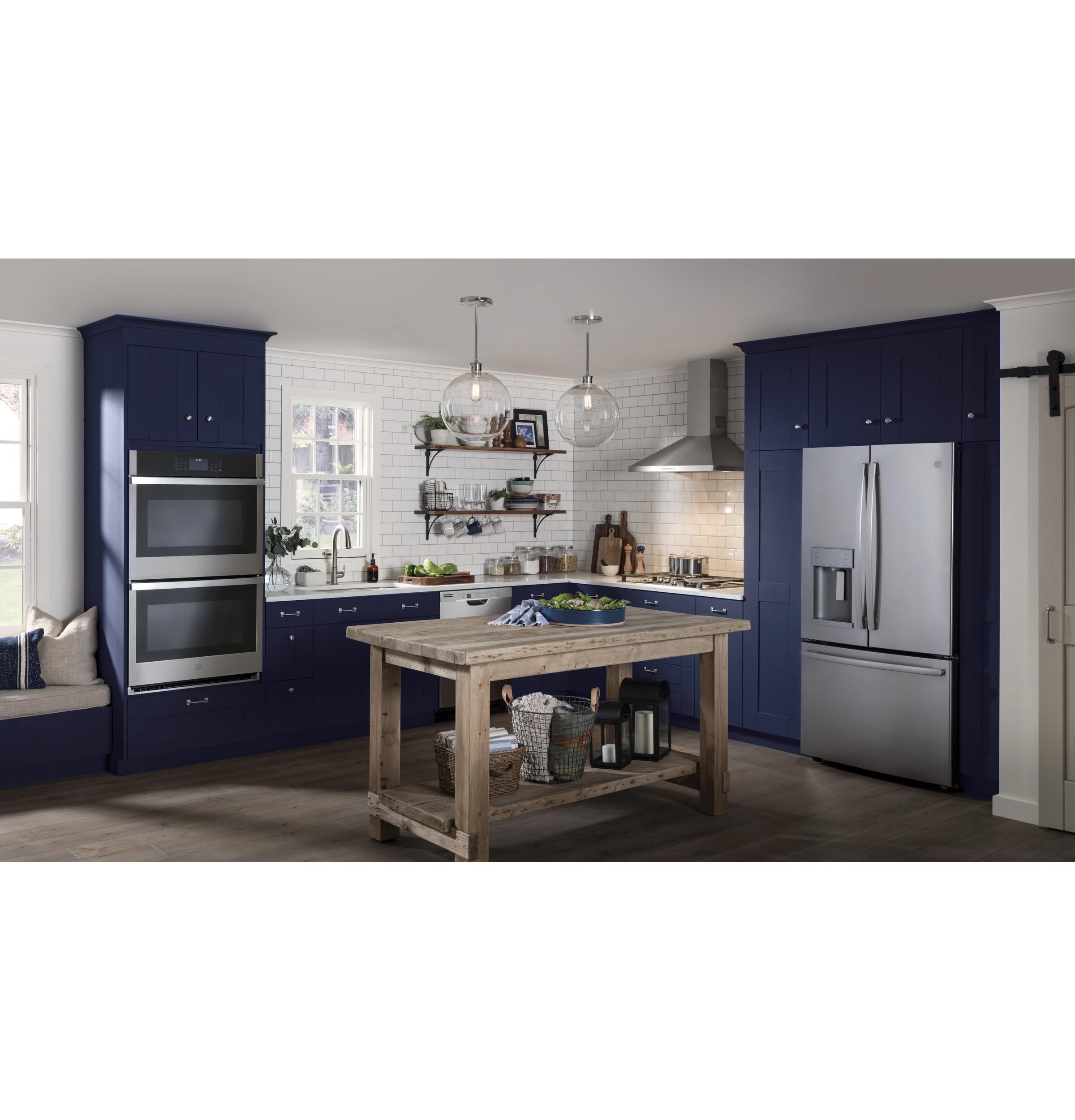 GE® 30" Smart Built-In Self-Clean Convection Double Wall Oven with Never Scrub Racks