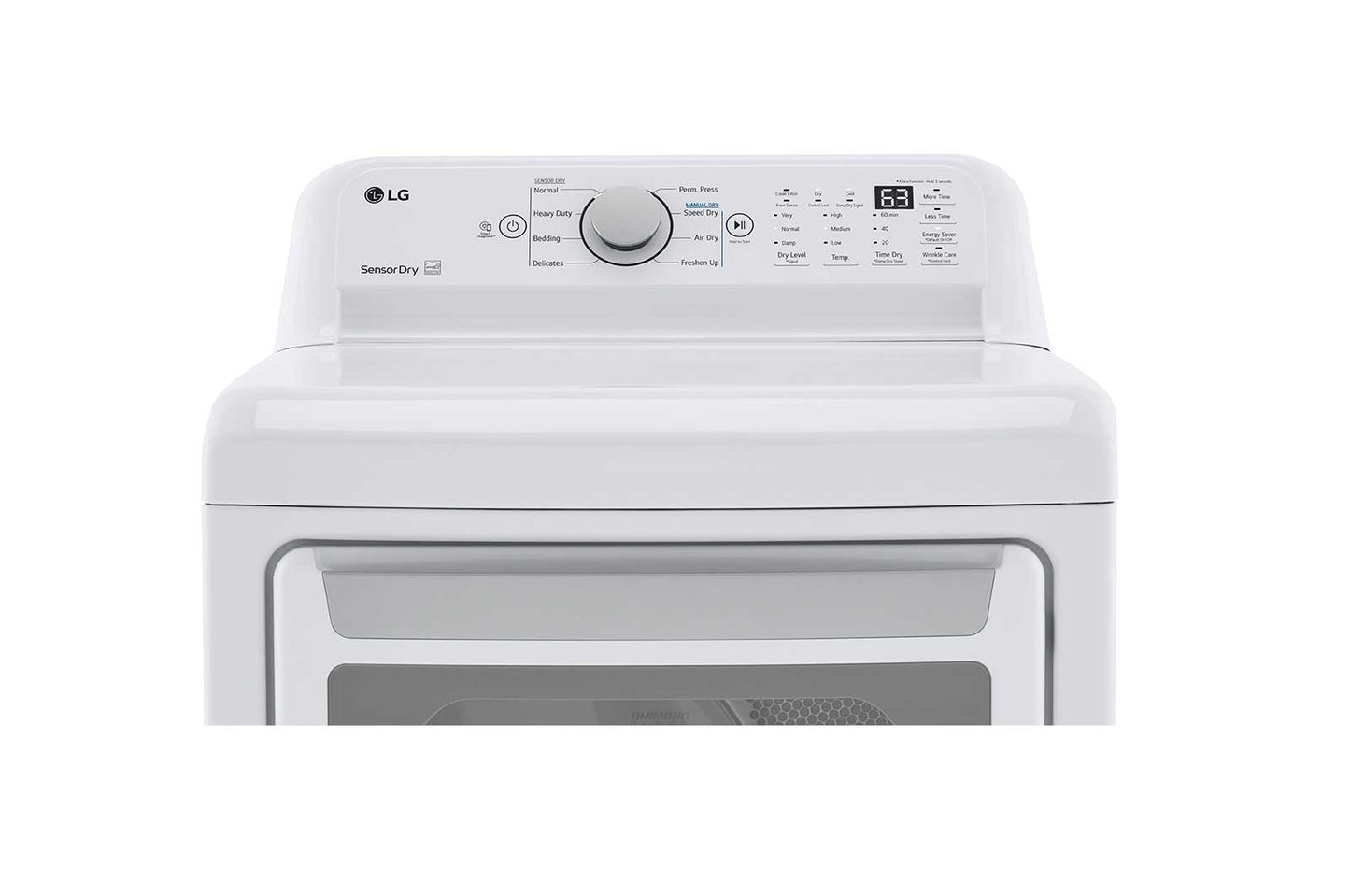Lg DLG7151W 7.3 cu. ft. Ultra Large Capacity Gas Dryer with Sensor Dry Technology